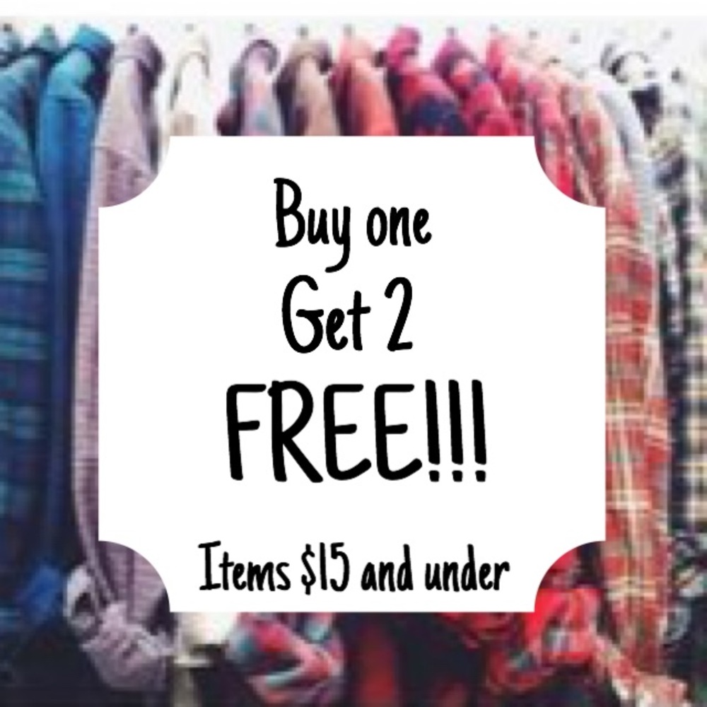 Buy 1 get 2 FREE Sale!!!